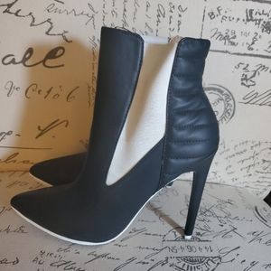 GX by Gwen Stefani Shoes - Black and White Ankle Boots GX by Gwen Stefani Shoes - Black and White Ankle Boots
